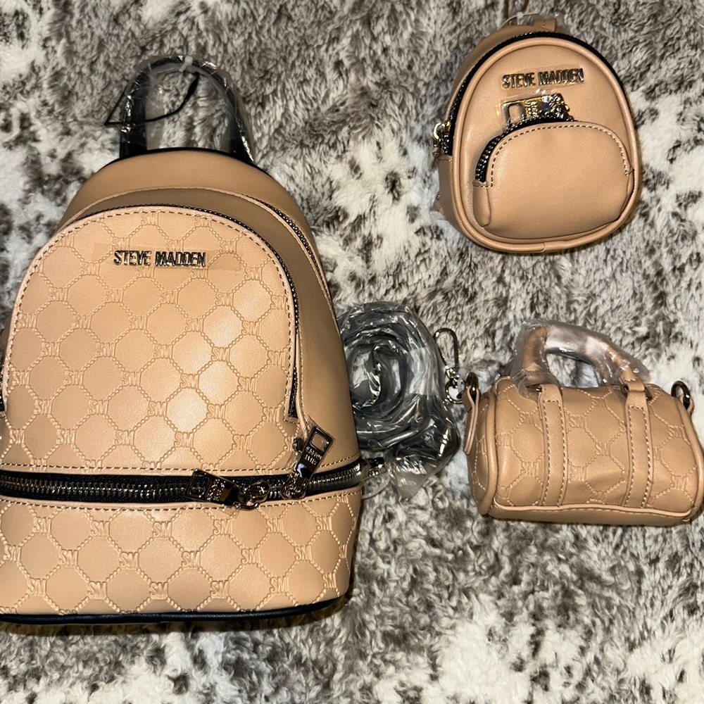 Steve Madden Mini Backpack Set🛍️✨